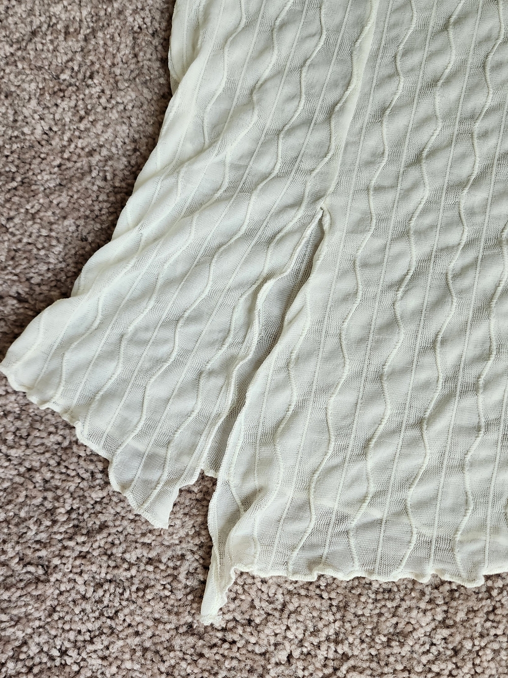 Smi Sheer Ruffle Neck Top - Picture 8 of 11
